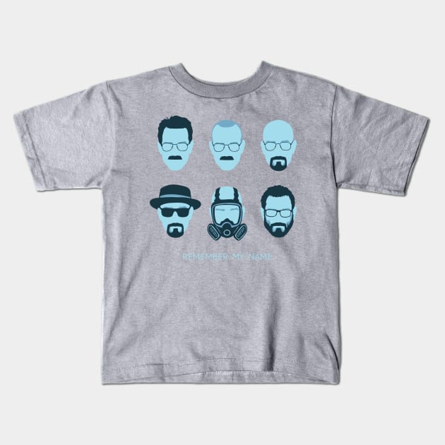 ALL HAIL HEISENBERG (blue) Kids T-Shirt by olly